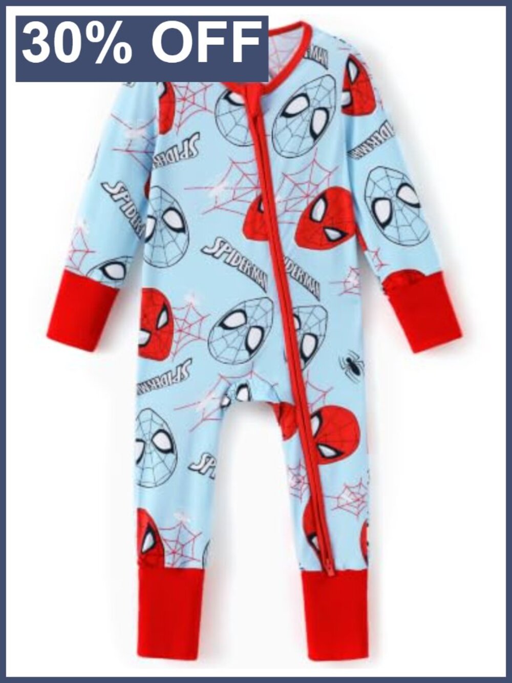 Disney Baby Viscose from Bamboo 2-Way Zipper Footie Outfit Infant